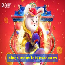 bingo materiais escolares